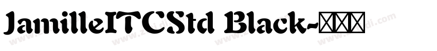 JamilleITCStd Black字体转换